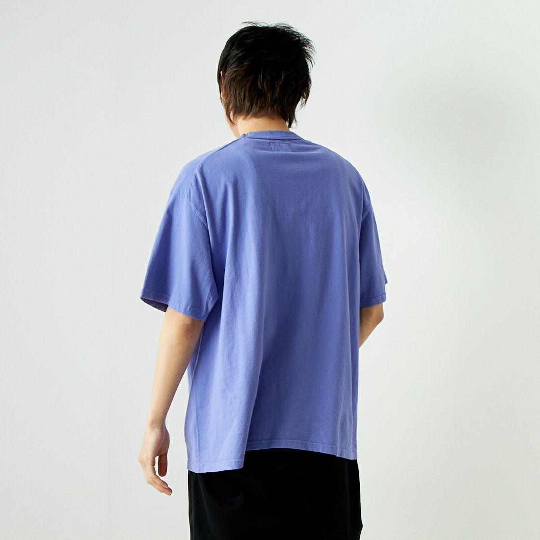 THE NORTH FACE PURPLE LABEL [ザ ノースフェイス パープルレーベル] 7OZ ポケットTシャツ [NT3366N] SO SP/OW &&モデル身長：182cm 着用サイズ：XL&&
