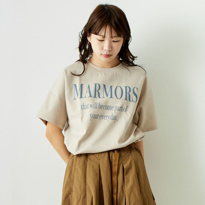marmors [マルモア] ポンチロゴTシャツ [0224209035]｜ジーンズ 