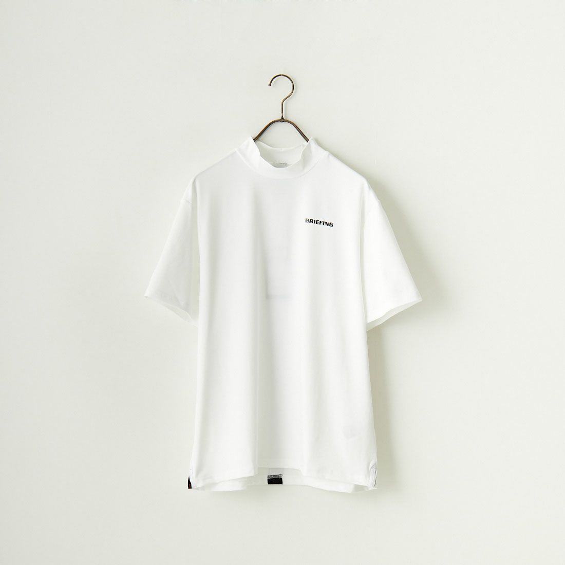 BRIEFING GOLF [ブリーフィング ゴルフ] バックロゴライン ハイネックTシャツ [BRG241M48] 000 WHITE