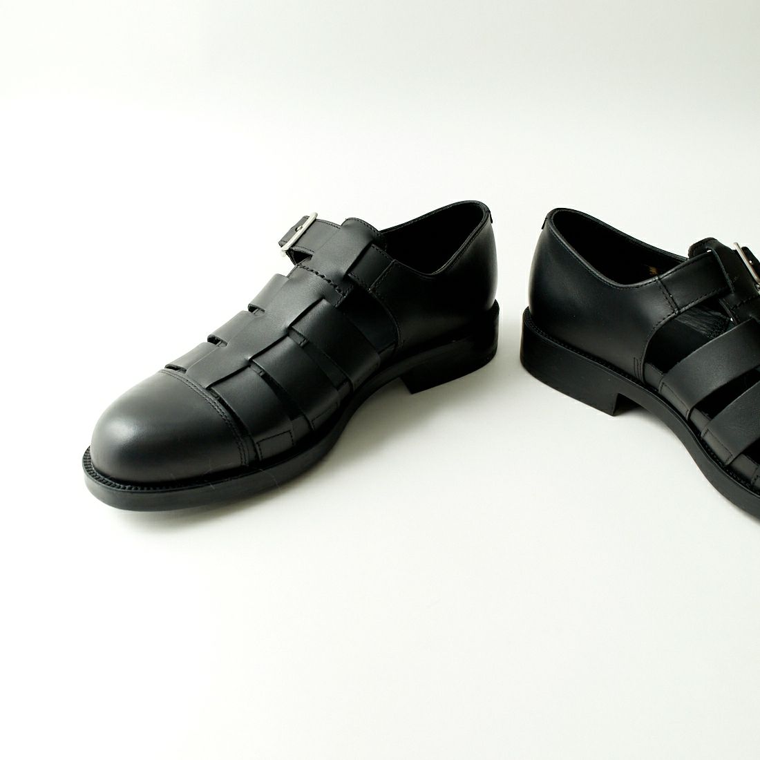 KLEMAN [クレマン] DIMORI レザーサンダル [DIMORI] BLACK