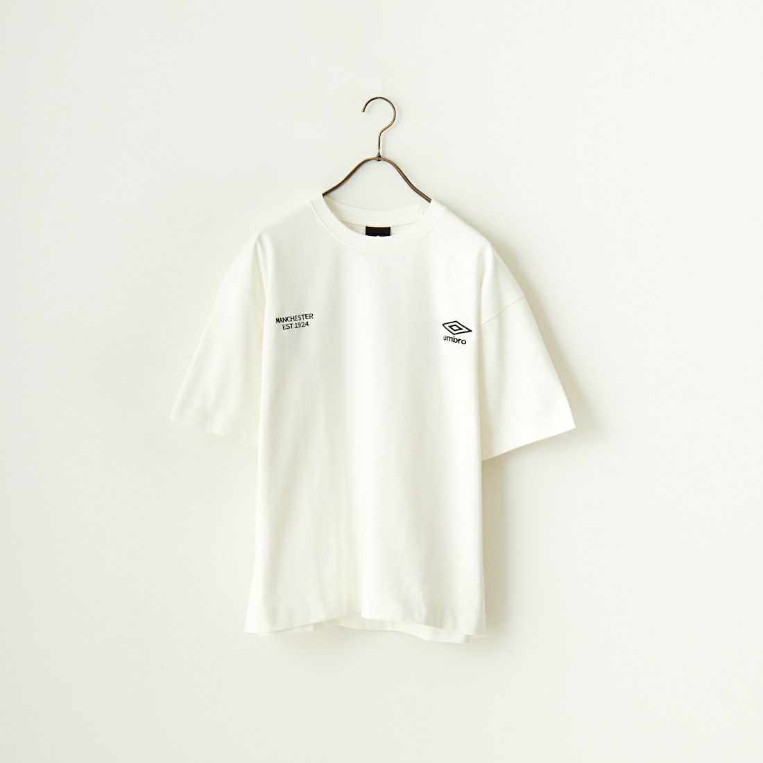 umbro [アンブロ] 別注 ラバーバックプリントTシャツ [UMNK-T0011-JF] WHITE