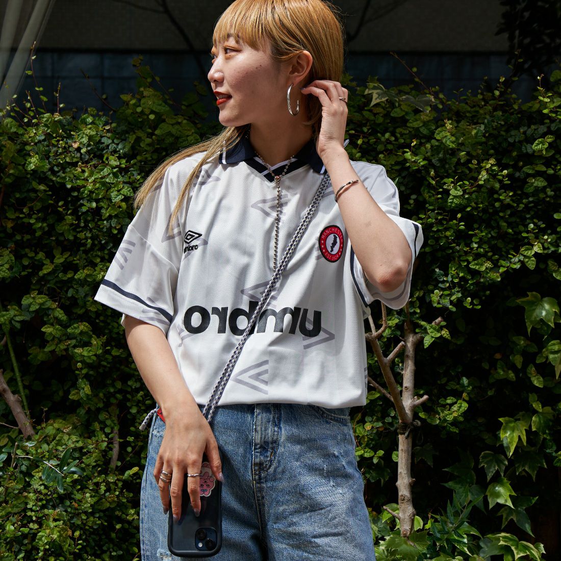 WHITE&&モデル身長：156cm 着用サイズ：S&&