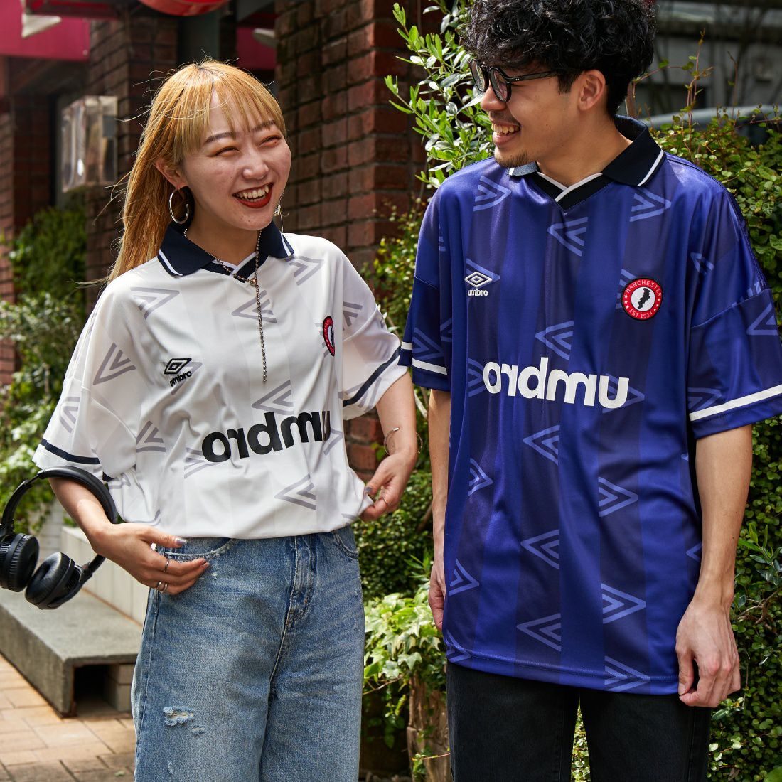UMBRO [アンブロ] 別注 総柄プリント ゲームシャツ [UMNK-G0033