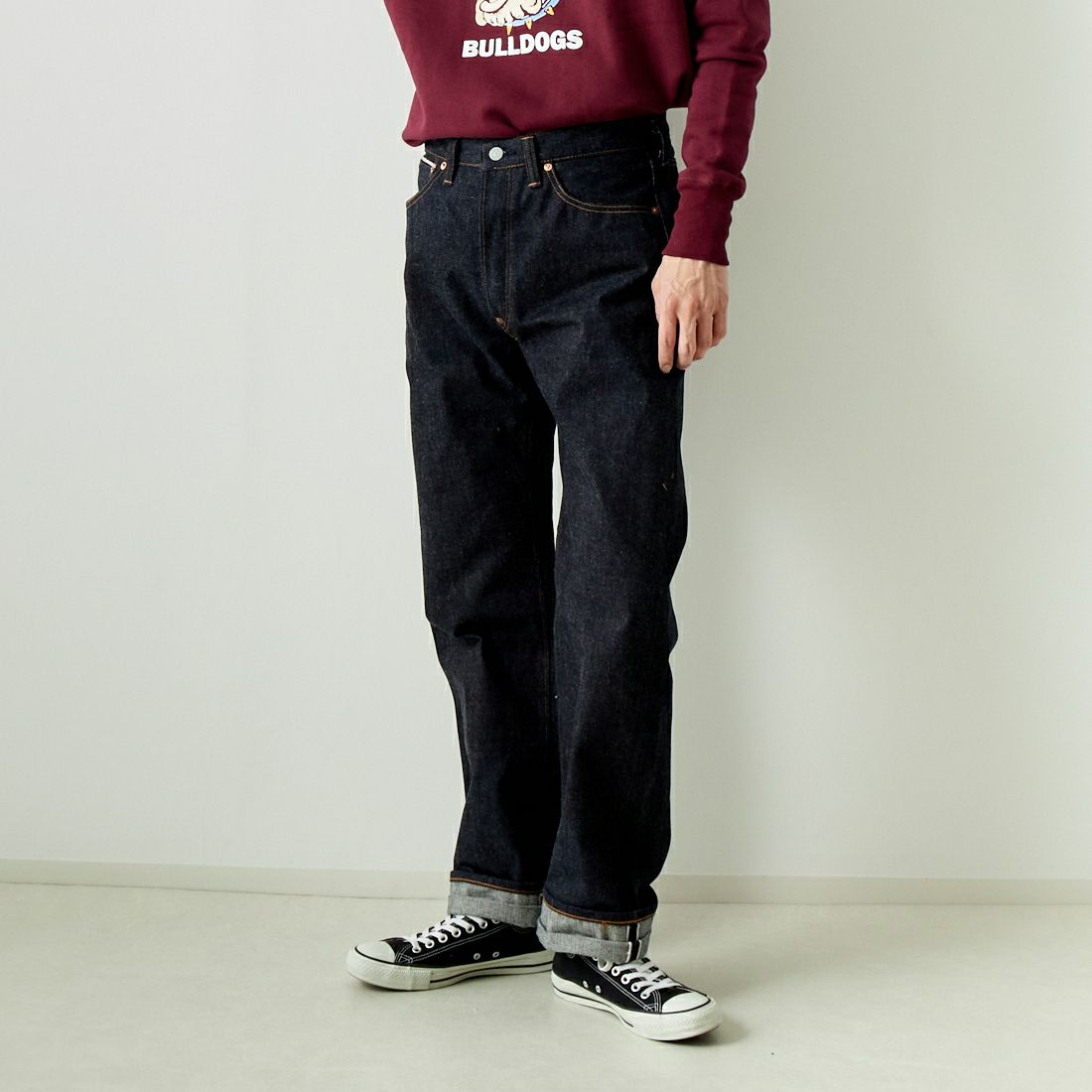 EDWIN [エドウィン] 30周年記念限定 505ヴィンテージデニムパンツ [E50530] 89 NON WAS &&モデル身長：182cm 着用サイズ：30&&