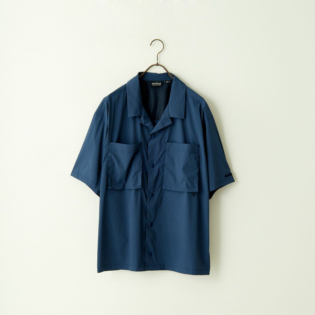 WILD THINGS [ワイルドシングス] ショートスリーブ キャンプシャツ [WT241-03-1] NAVY