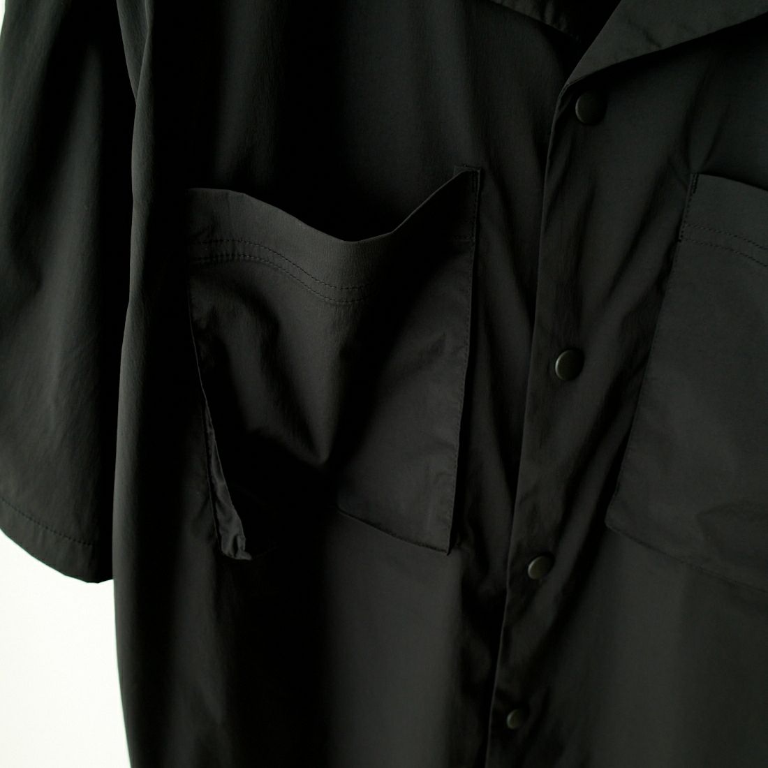 WILD THINGS [ワイルドシングス] ショートスリーブ キャンプシャツ [WT241-03-1] BLACK