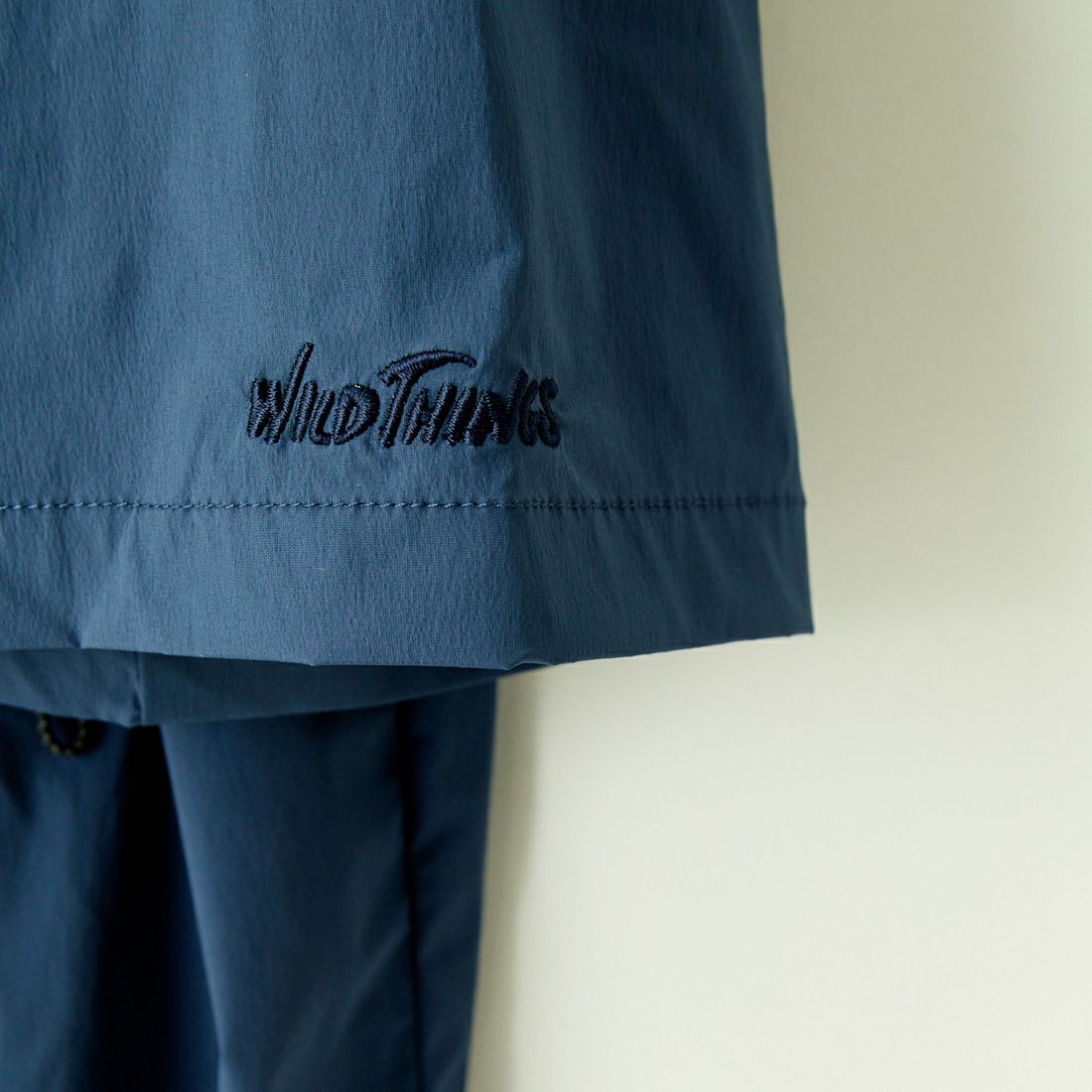 WILD THINGS [ワイルドシングス] ショートスリーブ キャンプシャツ [WT241-03-1] NAVY