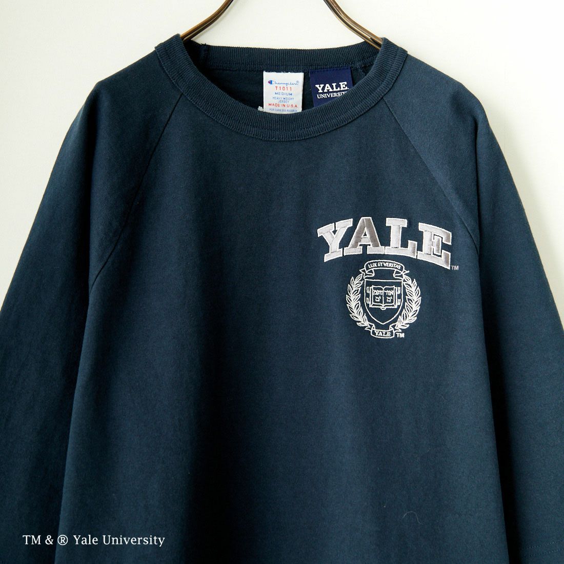 Champion [チャンピオン] ラグランショートスリーブTシャツ [C5-Z307] 370 ﾈｲﾋﾞｰ