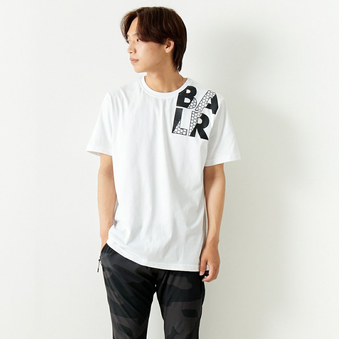 BALR. [ボーラー] HEX STRIPE レギュラーフィットTシャツ [B11121241]