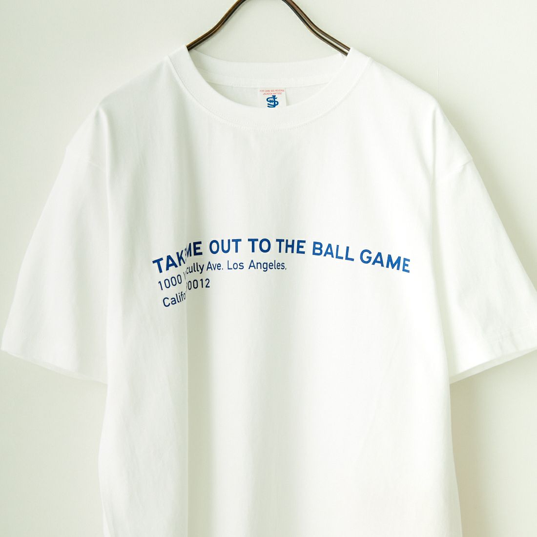 JACKSON MATISSE [ジャクソンマティス] アドレスプリントTシャツ [JM24SSM01] WHITE