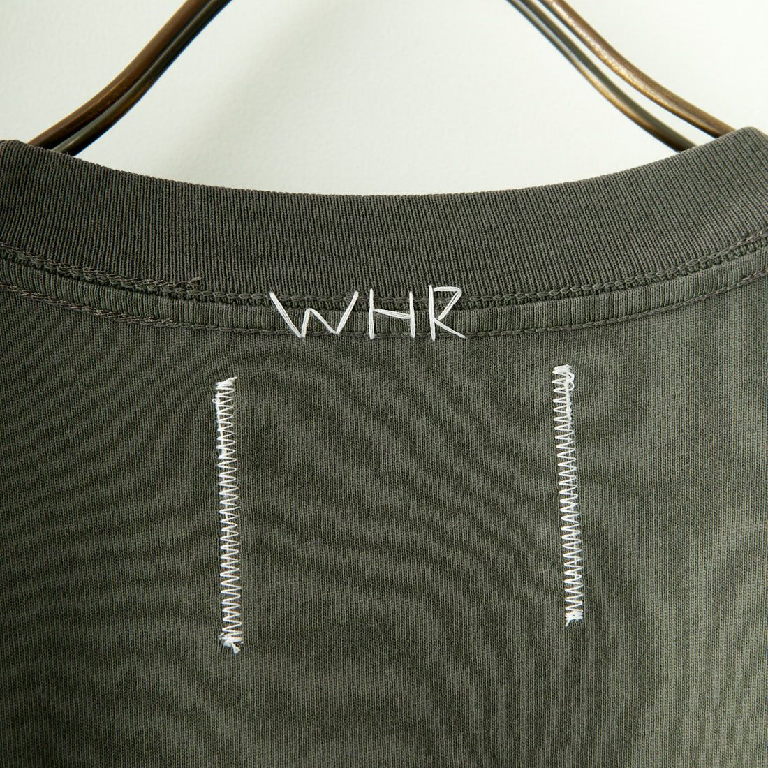 WHR [ダブルエイチアール] ショートスリーブTシャツ [MWHR24S8035-M] 01 BLACK