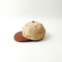 IL BISONTE コットンキャップ ベージュ/オリーブ IL BISONTE イルビゾンテ ベースボールキャップ 帽子 レディース