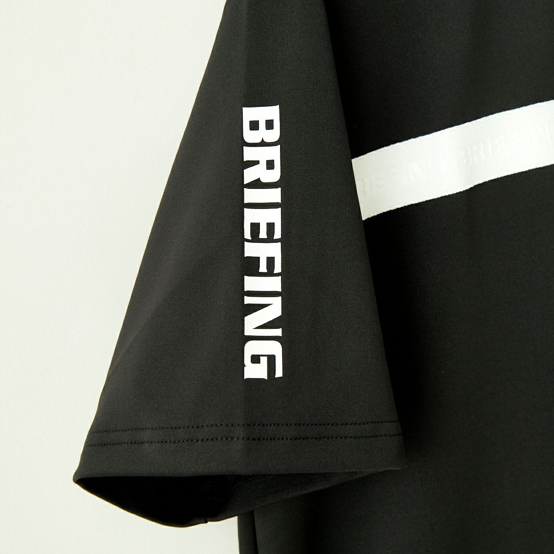 BRIEFING GOLF [ブリーフィング ゴルフ] スリーブロゴ ハイネックTシャツ [BRG241M50] 010 BLACK