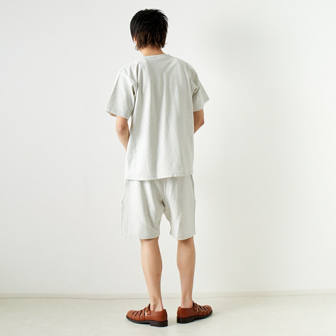 Champion [チャンピオン] リバースウィーブ(R) ショーツ [C3-Z505] 810 ｵｰﾄﾐｰﾙ &&モデル身長：182cm 着用サイズ：L&&