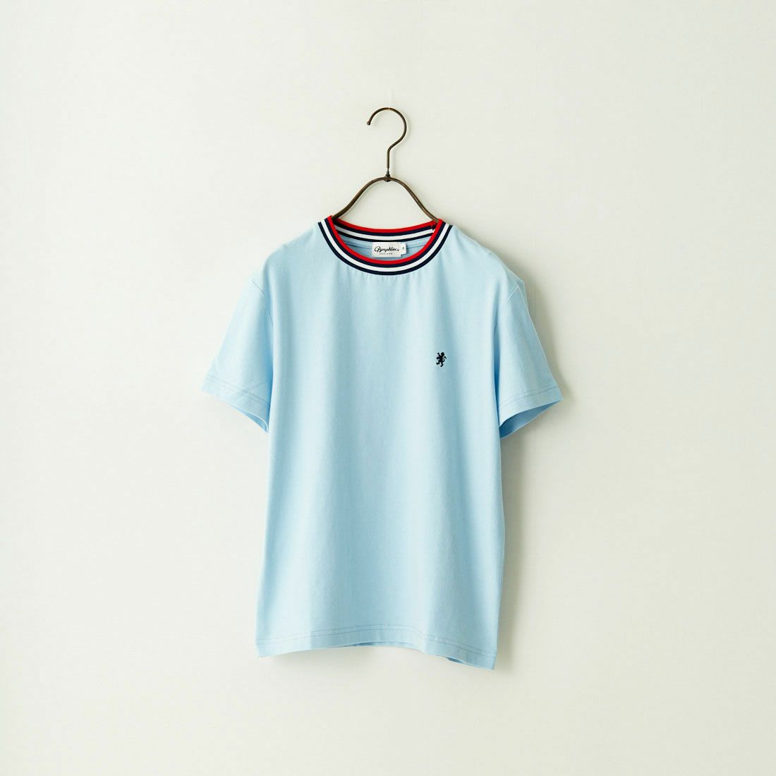 Gymphlex [ジムフレックス] クルーネック ニットラインTシャツ [GY-C0327CCB] SAX BLUE