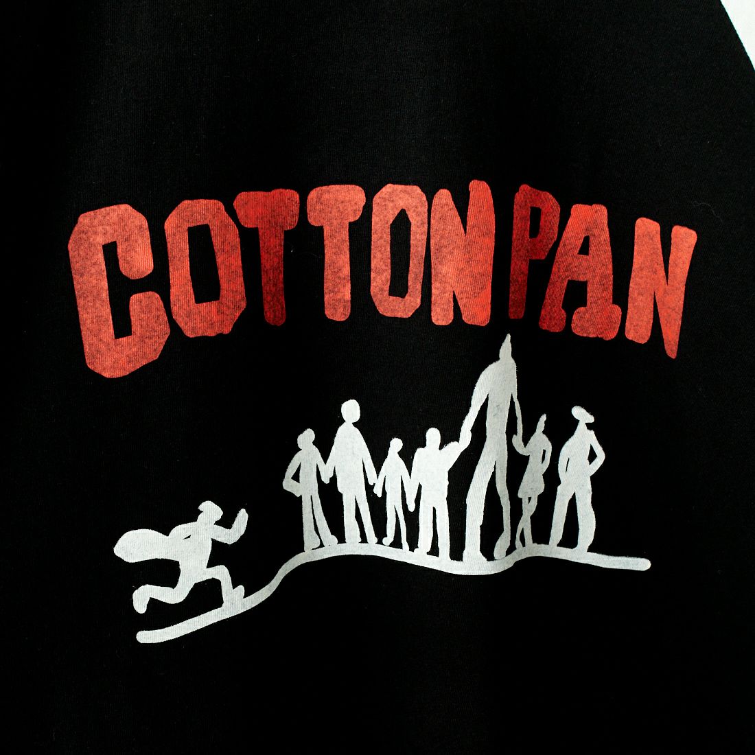 COTTON PAN [コットンパン] willey ラグランスリーブTシャツ [WILLEY] WHT/BLK