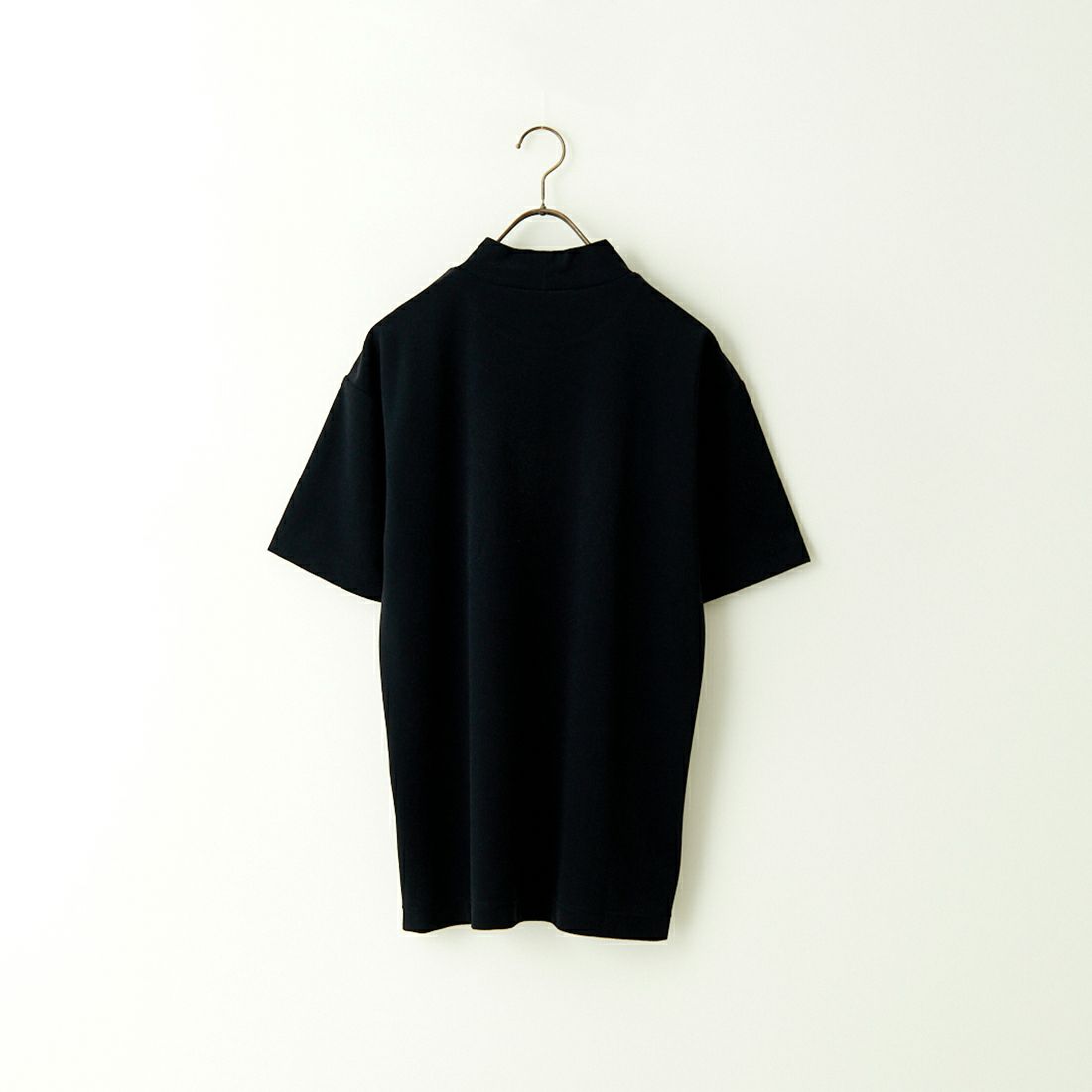MARK & LONA [マークアンドロナ] モックネックTシャツ [MLM-4A-AA08] BLACK