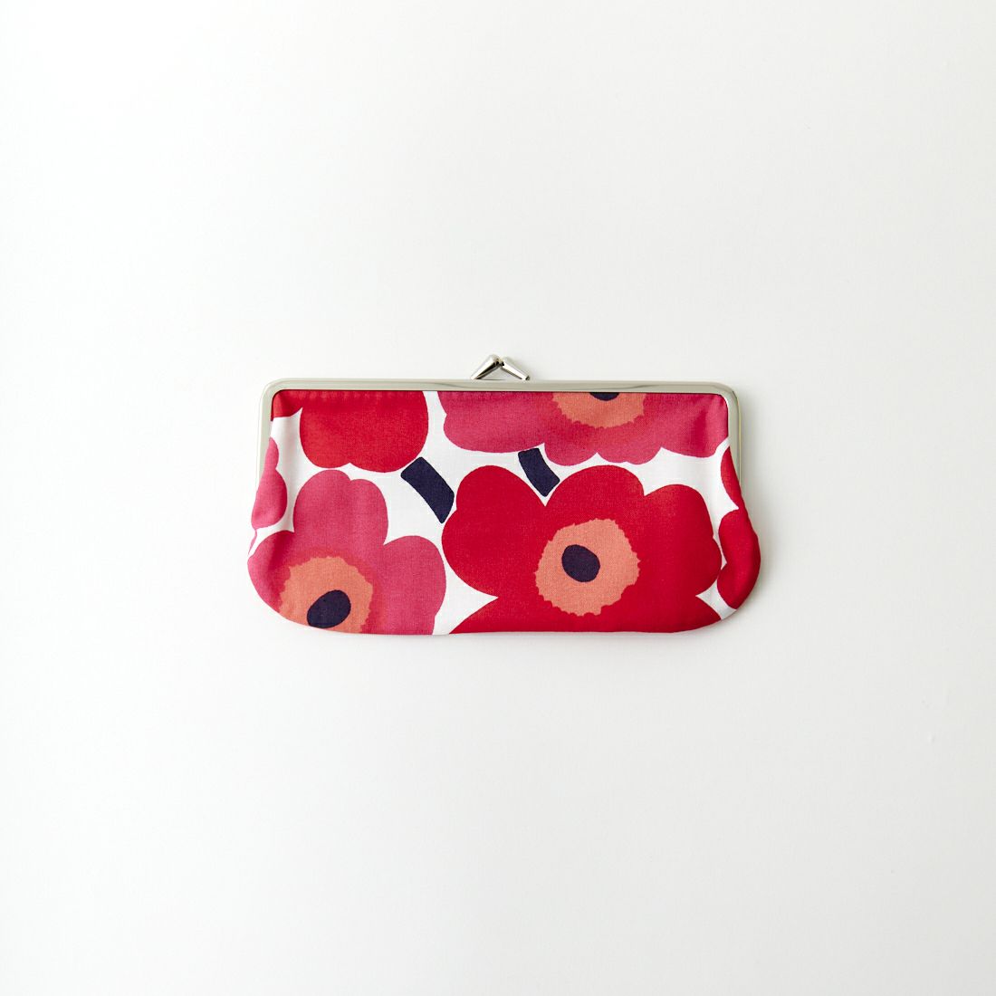 marimekko [マリメッコ] Mini Unikko Silmalasi Kukkaro がま口ポーチ [52631-31535] 75 ﾚｯﾄﾞ