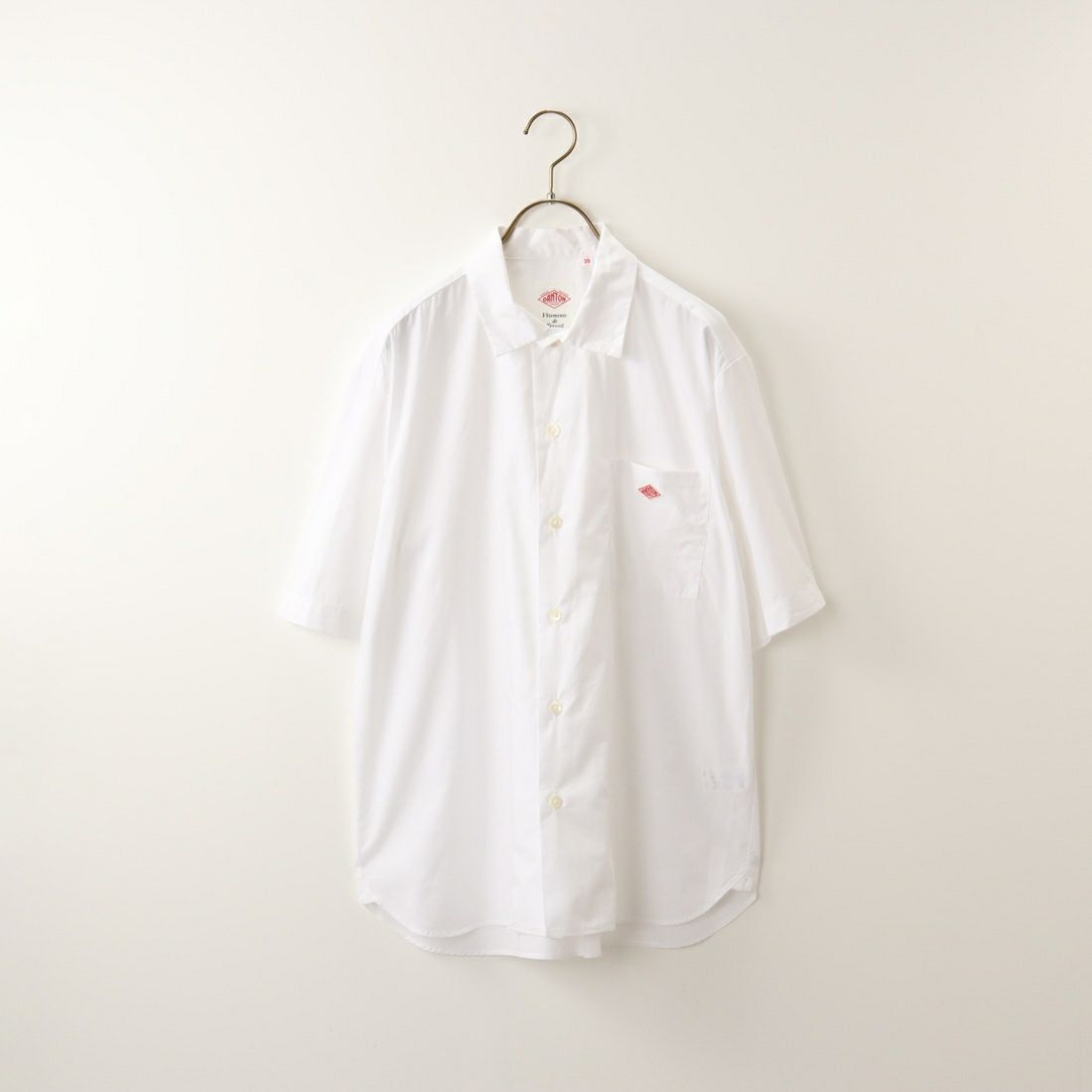 DANTON [ダントン] プレーン ワークシャツ [DT-B0049CPL] WHITE