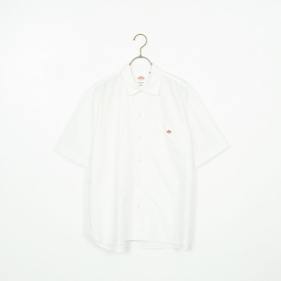 DANTON [ダントン] プレーン ワークシャツ [DT-B0049CPL] WHITE
