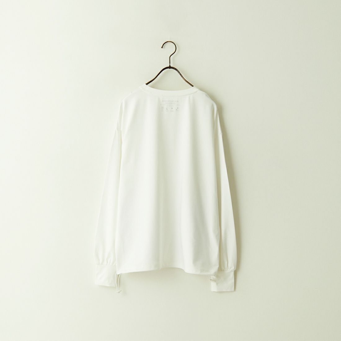 Jeans Factory Clothes [ジーンズファクトリークローズ] 裾ドローコードラッシュガードTシャツ [IN2-CST-4] WHITE