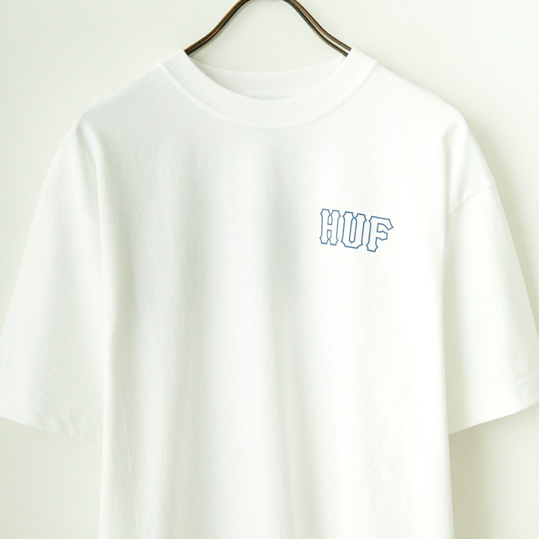 HUF [ハフ] ショートスリーブロゴTシャツ [TS01955] WHITE