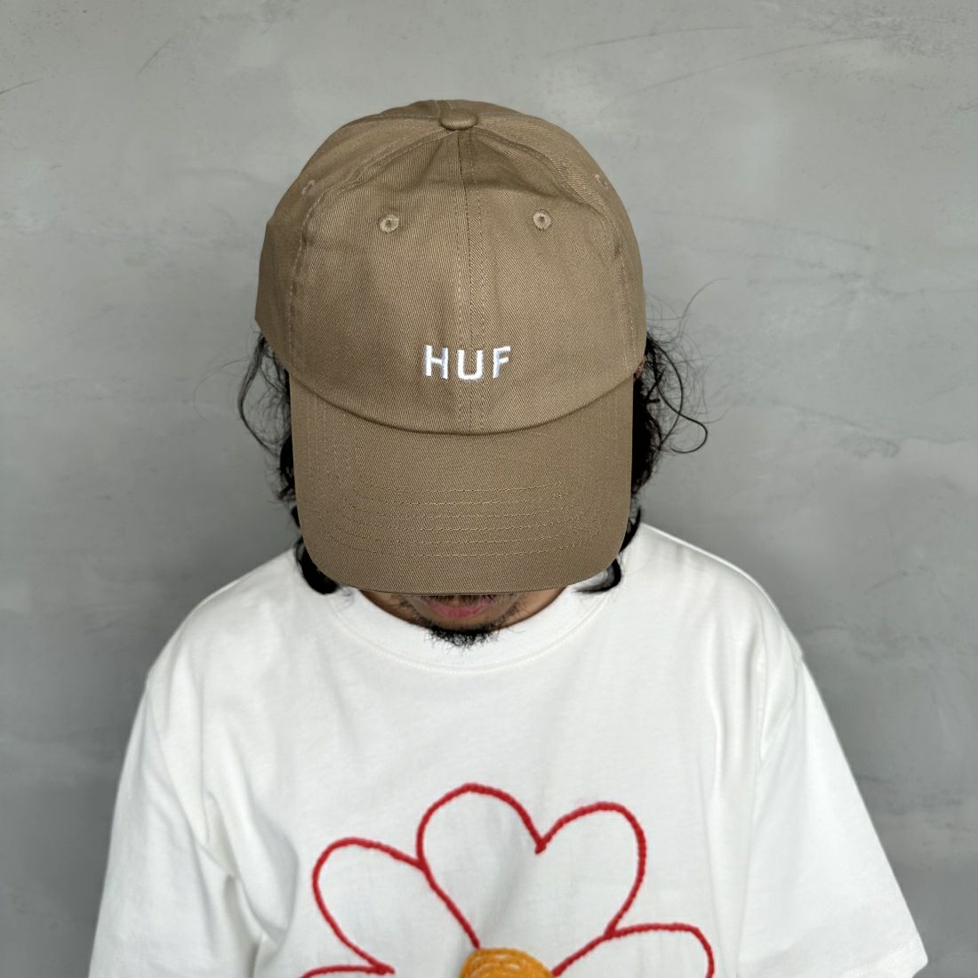 HUF [ハフ] 6パネルキャップ [HT00716] BISCUIT