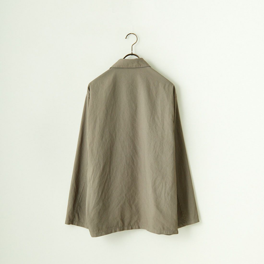 STILL BY HAND [スティルバイハンド] 製品染めシャツジャケット [BL01241] GREIGE