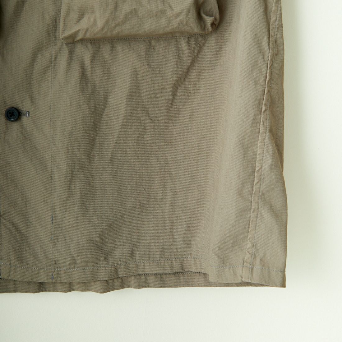 STILL BY HAND [スティルバイハンド] 製品染めシャツジャケット [BL01241] GREIGE