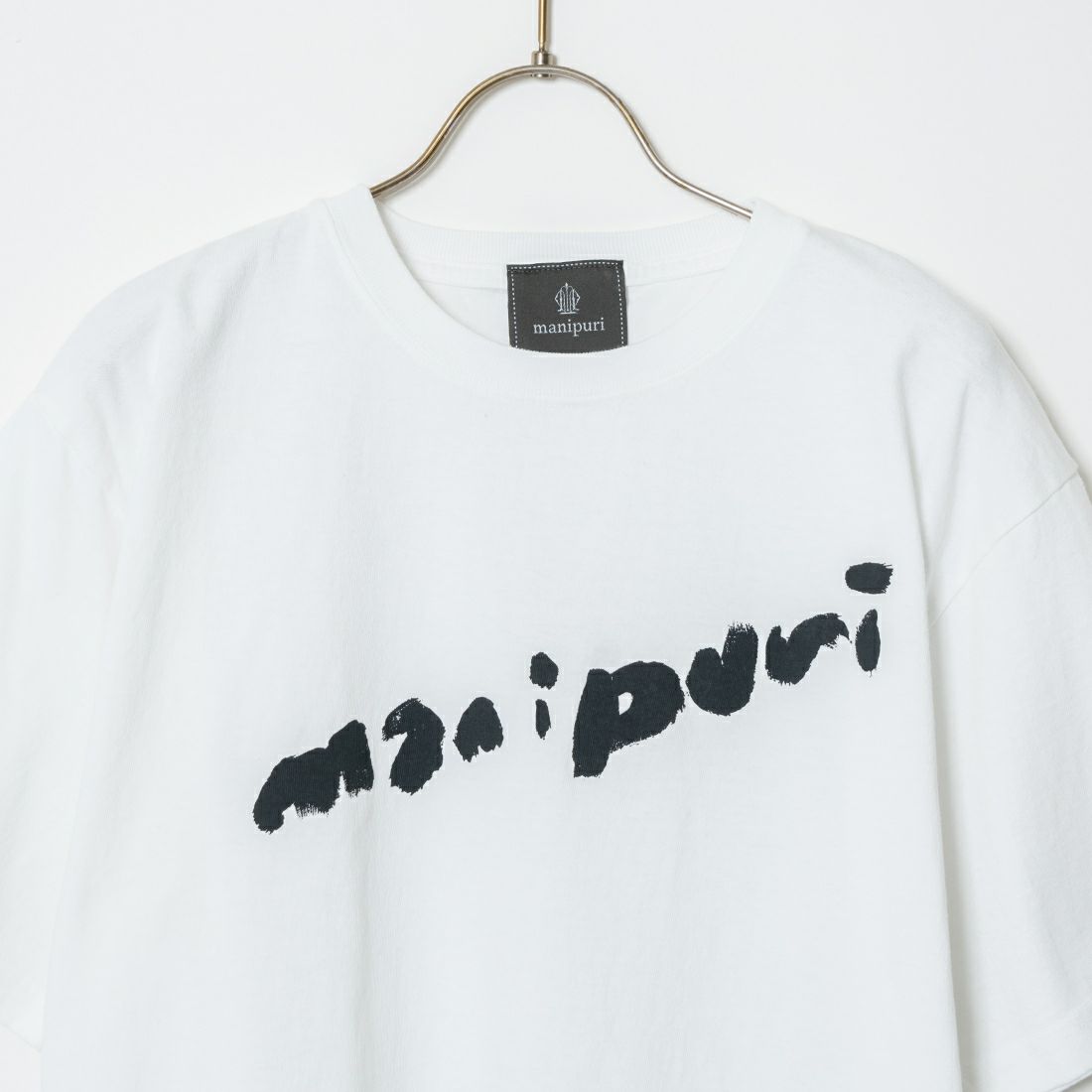 manipuri [マニプリ] グリーンフラワーミドルTシャツ [0141413105] 10 WHITE