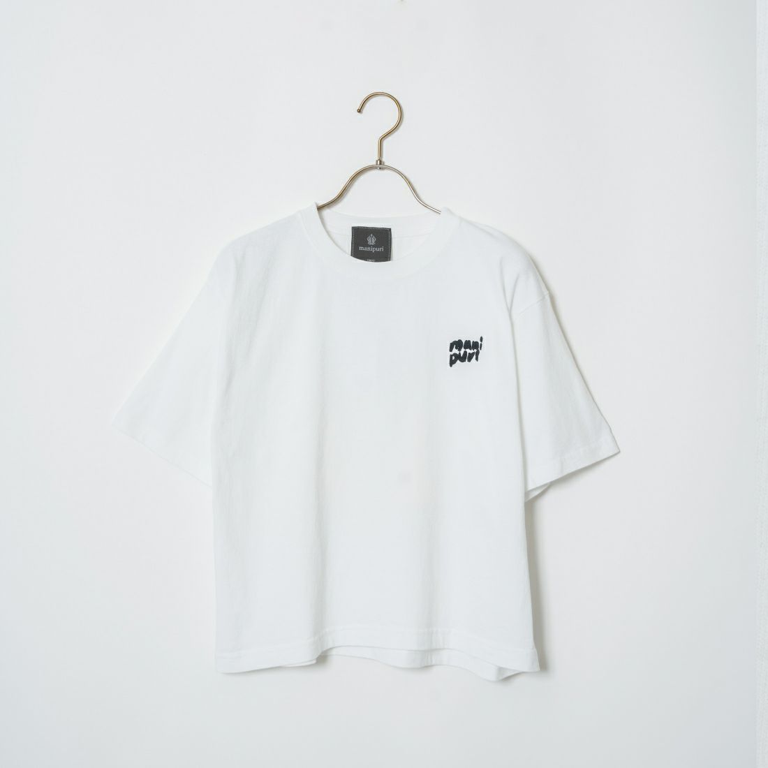 manipuri [マニプリ] ドットバッグミドルTシャツ [0141413104] 10 WHITE