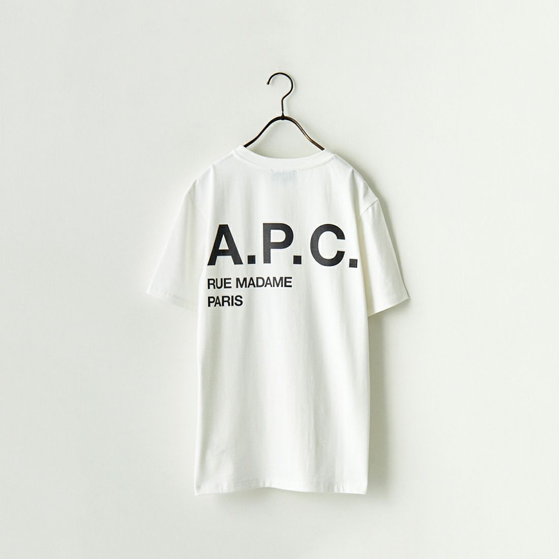 A.P.C. [アー・ペー・セー] 別注 ロゴプリントポケットTシャツ ...