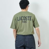 LACOSTE [ラコステ] バックプリントベーシックTシャツ [TH4705