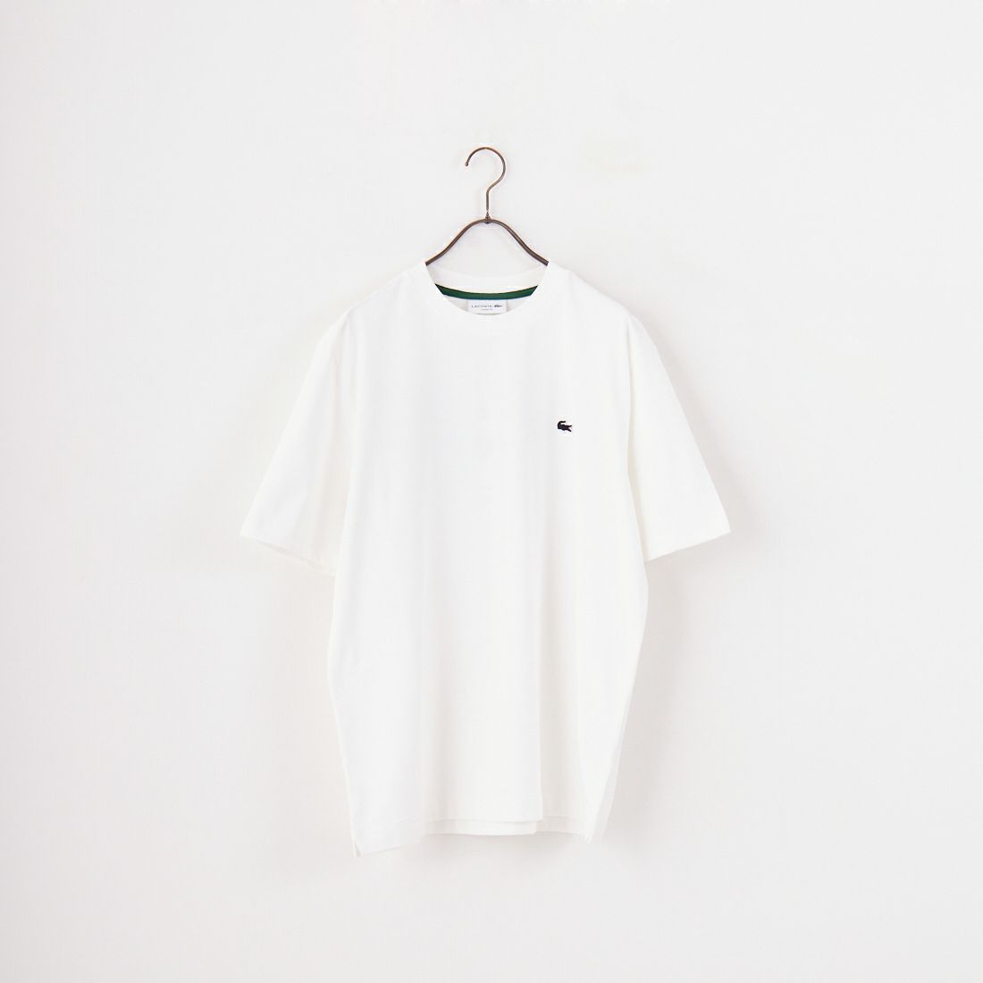 LACOSTE [ラコステ] バックプリントベーシックTシャツ [TH4705] 70V WHITE