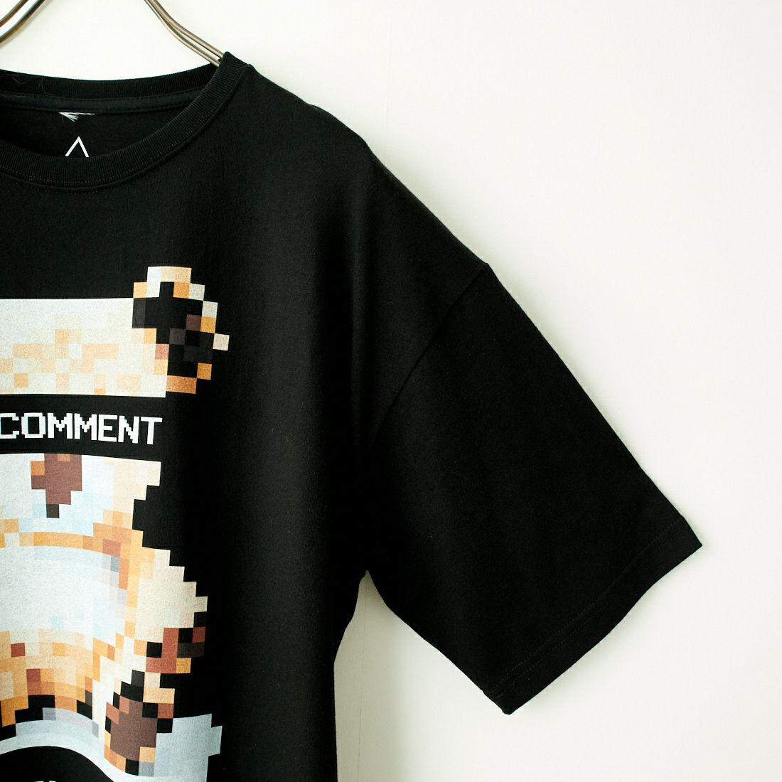 NO COMMENT PARIS [ノーコメントパリ] ショートスリーブ プリントTシャツ [NC-OT0042] BLACK