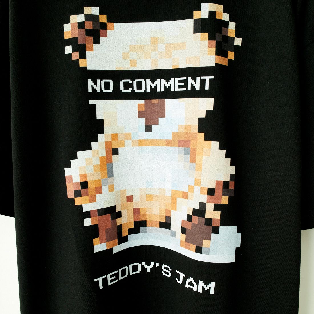 NO COMMENT PARIS [ノーコメントパリ] ショートスリーブ プリントTシャツ [NC-OT0042] BLACK