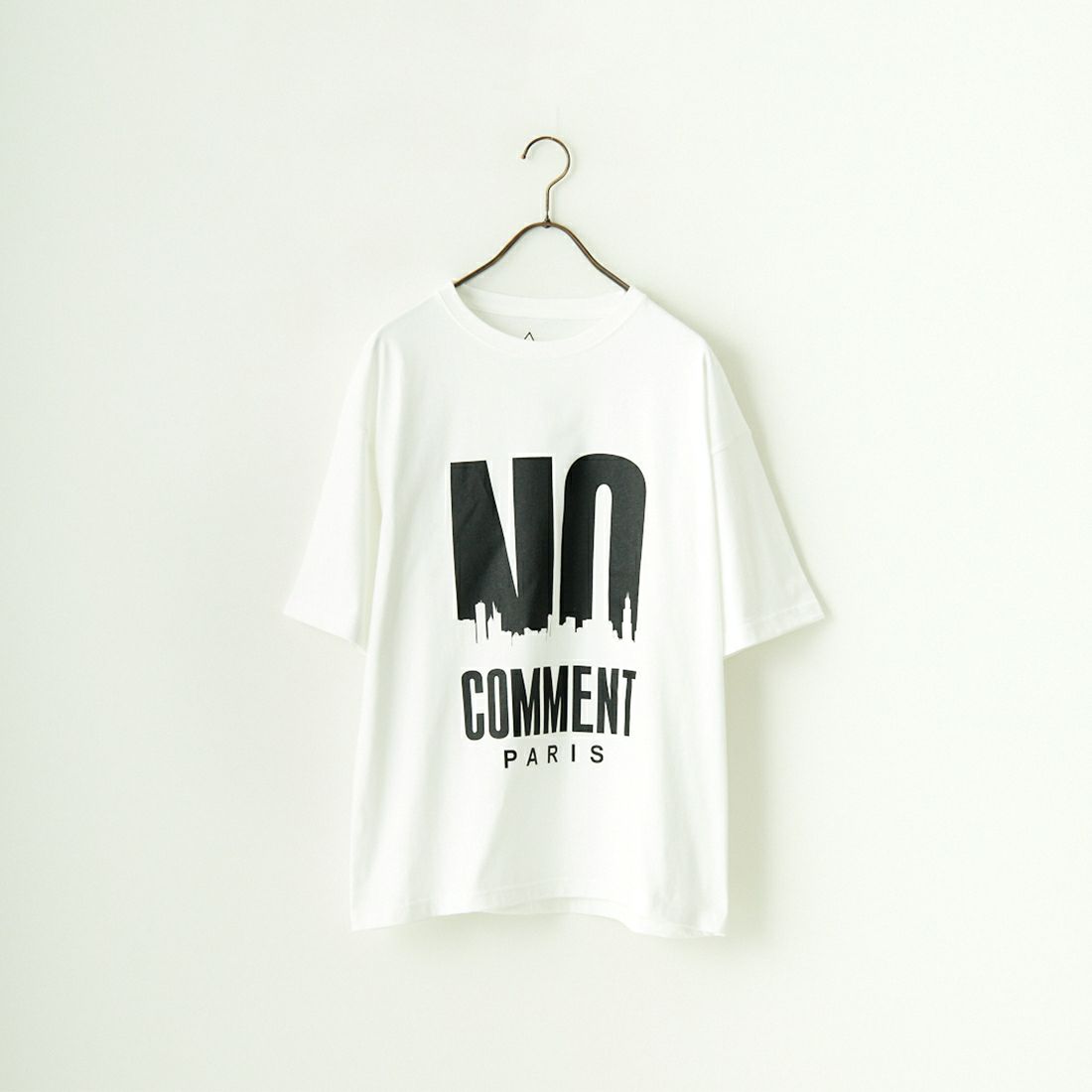 NO COMMENT PARIS [ノーコメントパリ] ショートスリーブ ビッグロゴTシャツ [NC-OT0035] WHITE