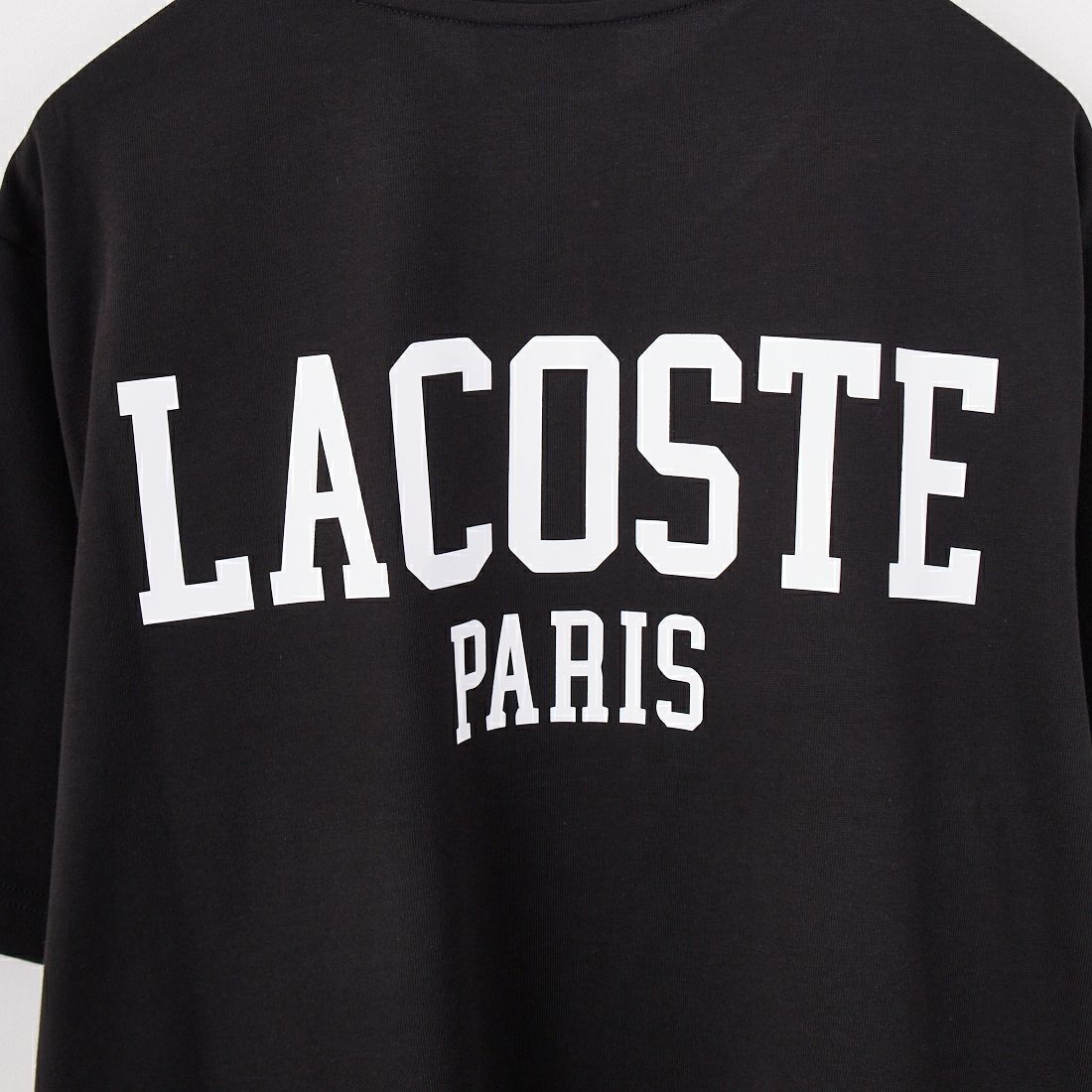 LACOSTE [ラコステ] バックプリントベーシックTシャツ [TH4705] 031 BLACKLACOSTE [ラコステ] バックプリントベーシックTシャツ [TH4705] 031 BLACK