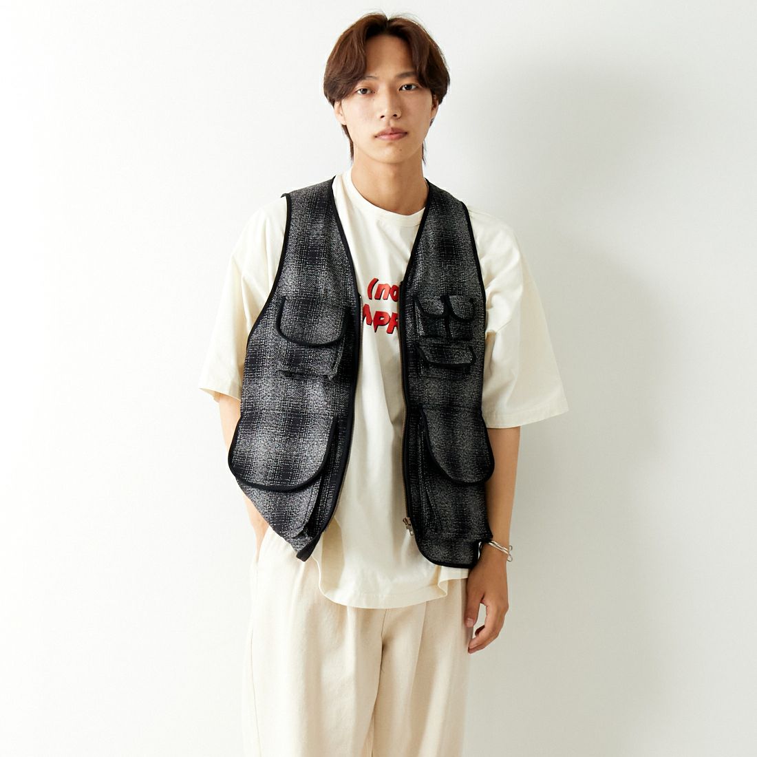 BLACK&&モデル身長：179cm 着用サイズ：1&&