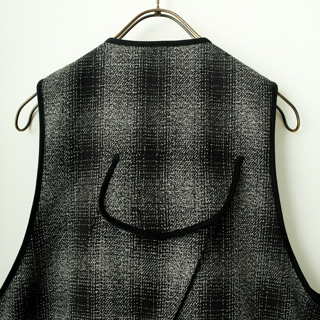 Name. [ネーム] フランネルフォトグラファーベスト [NMVE-002C] BLACK