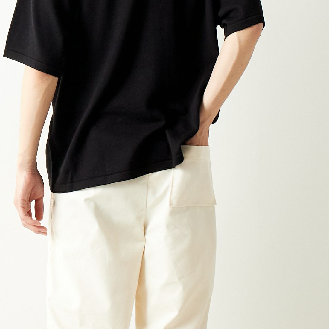 ERICK HUNTER [エリックハンター] リヴィジョン ワイドフィットパンツ [EH100001000] OFF WHITE