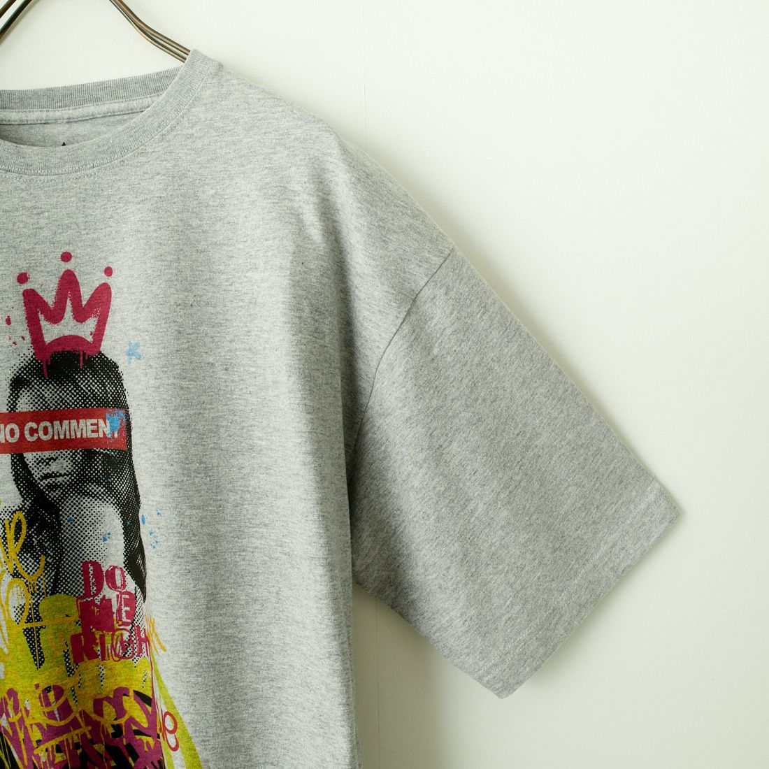 NO COMMENT PARIS [ノーコメントパリ] ショートスリーブ プリントTシャツ [NC-OT0049] GRAY