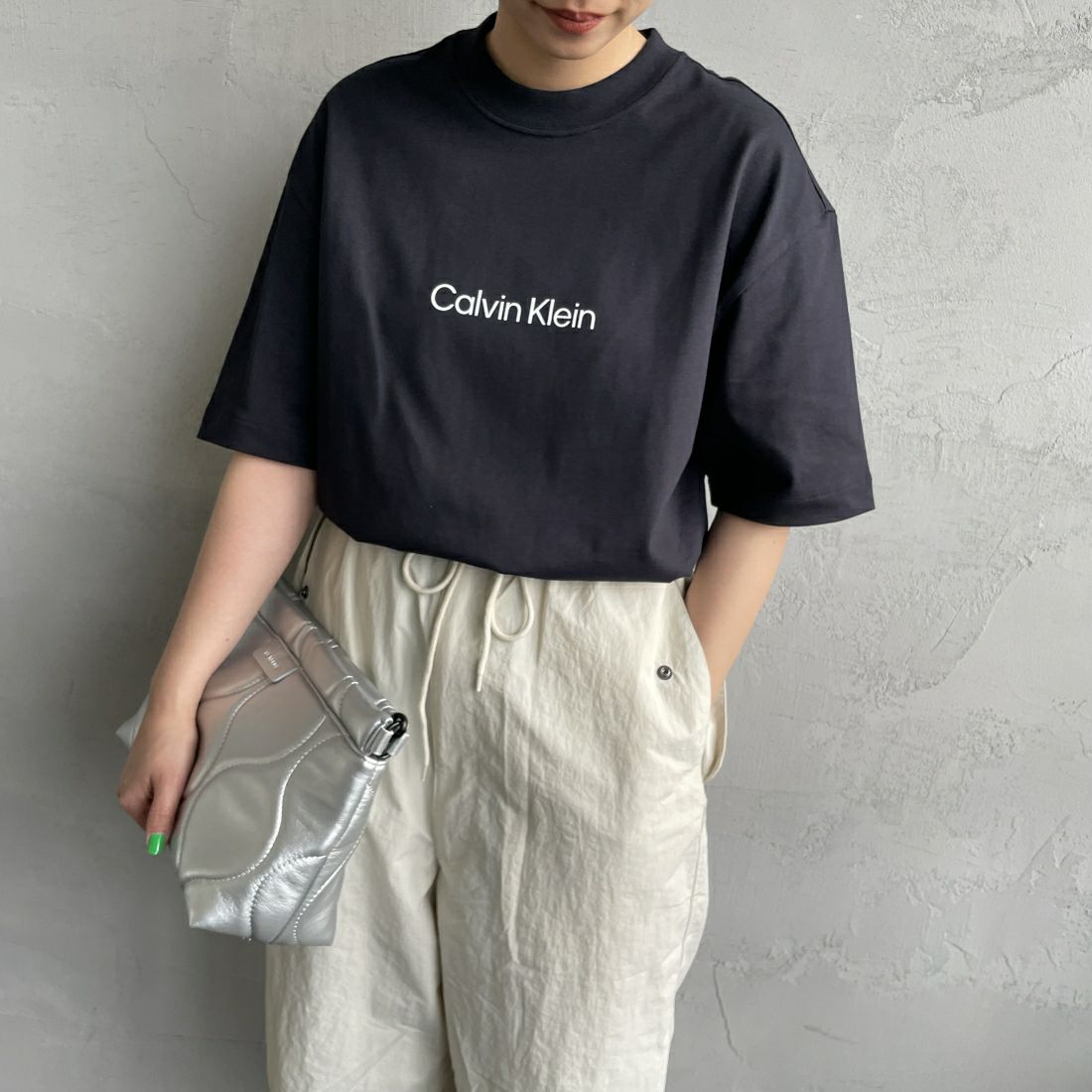 Calvin Klein [カルバンクライン] スタンダード リラックスクルーネックTシャツ [40HM228]