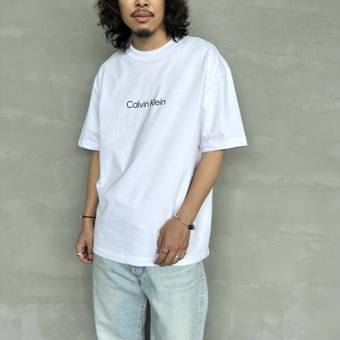 Calvin Klein [カルバンクライン] スタンダード リラックスクルーネックTシャツ [40HM228]