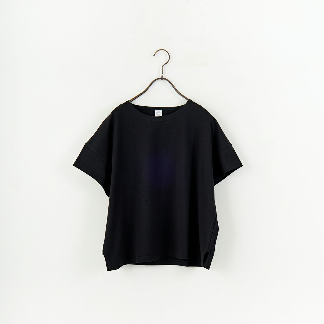 ORCIVAL [オーシバル] ボートネック ショートスリーブプルオーバー [OR-C0335BFJ] BLACK