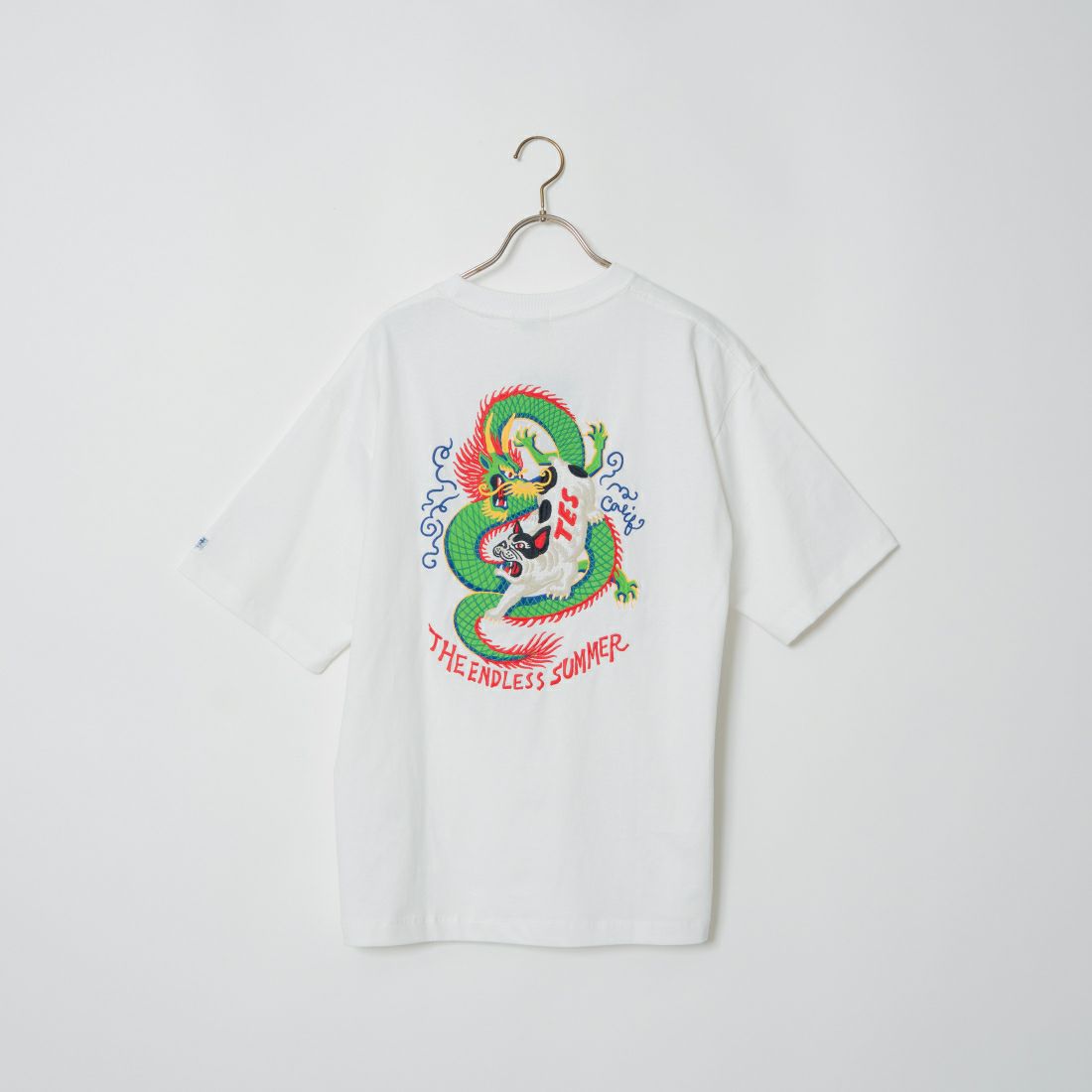 The Endless Summer [エンドレスサマー] ドラゴン刺繍ビッグTシャツ [C-24574301] 07 WHITE