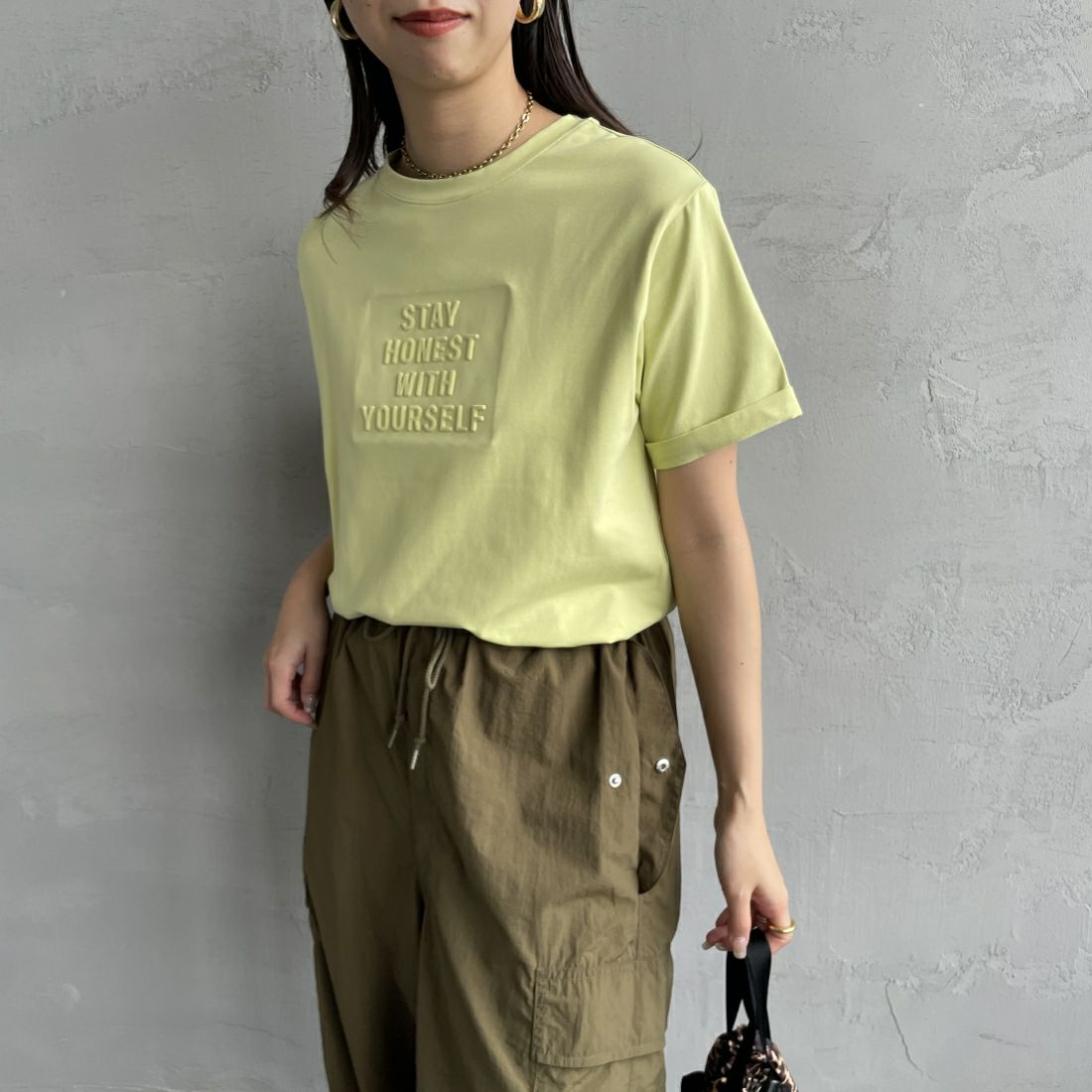 36 LIME&&モデル身長：163cm 着用サイズ：F&&