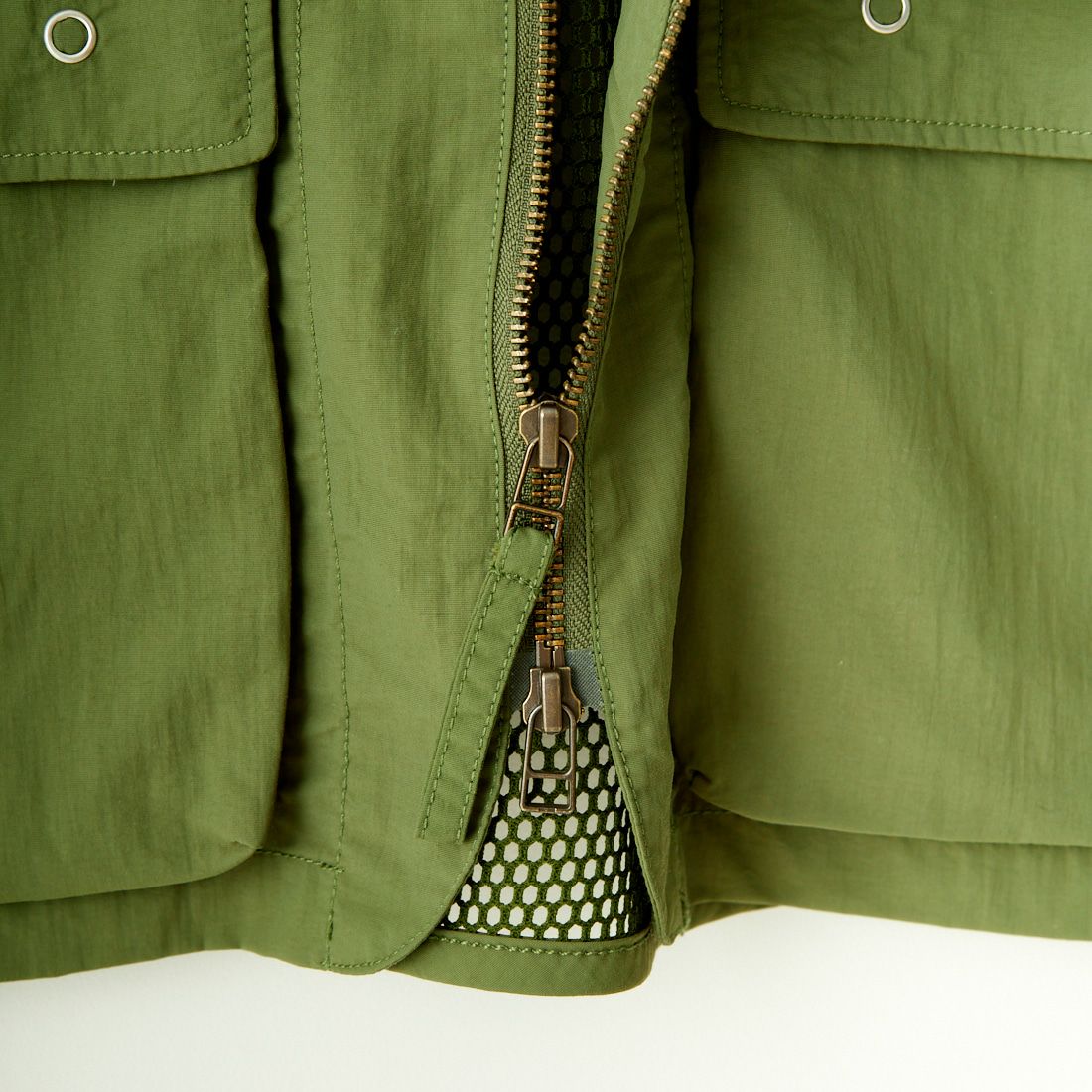 ARMY TWILL SANFORIZED [アーミーツイル サンフォライズド] ナイロンオックス ベスト [AM-2414006] KHAKI