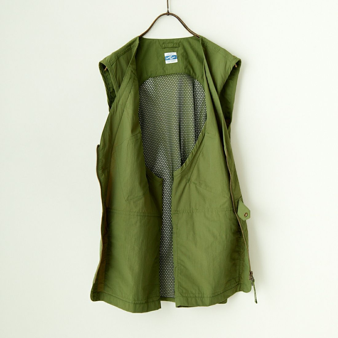 ARMY TWILL SANFORIZED [アーミーツイル サンフォライズド] ナイロンオックス ベスト [AM-2414006] KHAKI