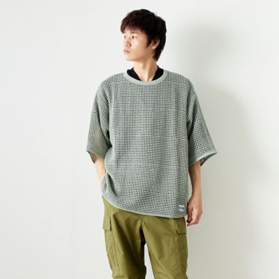 L.KHAKI&&モデル身長：182cm 着用サイズ：L&&